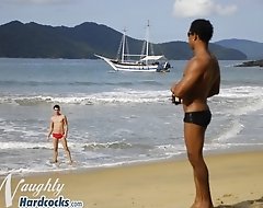 Sex on a private beach is fun and many gay men fantasize about it. Dado and Felipe happen to be lucky enough to experience what it&rsquo